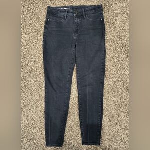 Talbots Flawless Women's High Waisted Jeggings Ankle Black Jeans Size 6